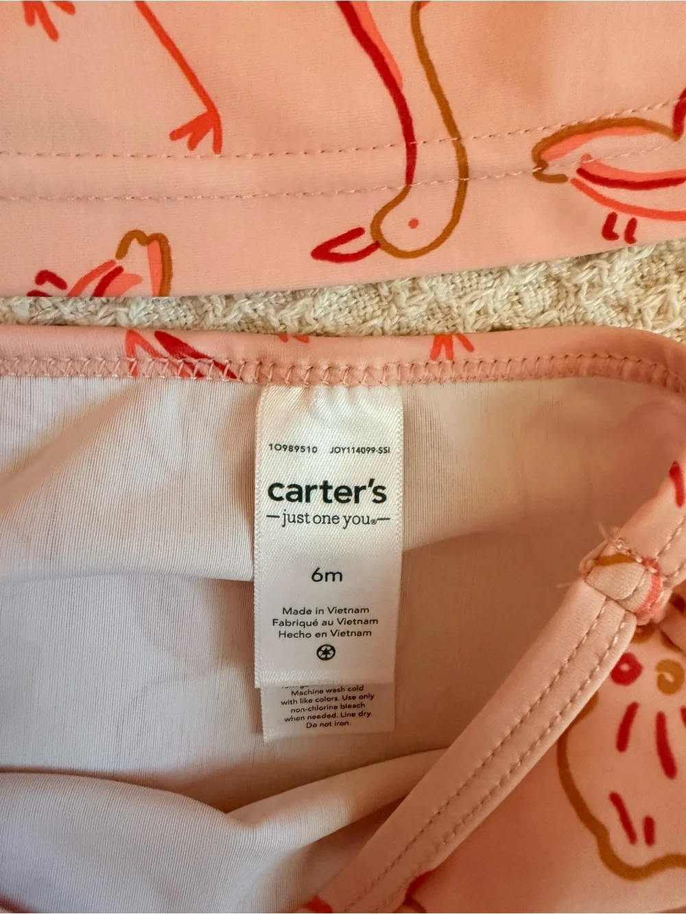 Carter's Baby Bathing Suits Size 6 Months 6M two piece one piece Old Navy Bundle